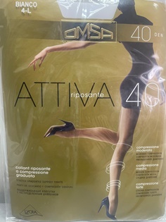 Колготки OMSA Attiva riposante 40den  (bianco)