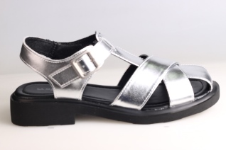 XT159-013 серебро (36-41) Босоножки женские La Grandezza