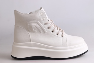YLGY158BEPбеж (36-40) Ботинки женские байка FARINNI