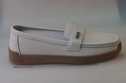 XT101-020 белый (36-41) Мокасины женские La Grandezza