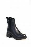 LA67-3 (34-36) Ботильоны женские байка черные La Grandezza