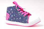 C78-06C  blue/fuxia (33-38) кеды MXM