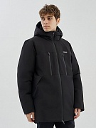 E2335-3 Куртка мужская удлиненная, черная, Strobbs