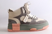 YLGY133BEPPgreen (36-40) Ботинки женские байка FARINNI