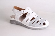 TON519-1 WHITE/GREY (36-41) Босоножки женские La Grandezza