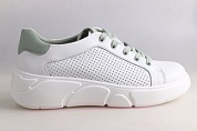 BF1-96459 (36-41) white/green Туфли женские летние Lifexpert