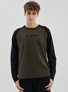 E2325-19  Лонгслив мужской, хаки, Strobbs