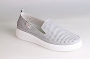 MF25014-012 серый (36-41) Туфли летние женские La Grandezza