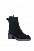 LA98-2 (36-40) Ботильоны женские шерсть черные La Grandezza