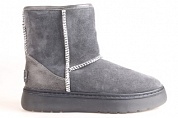 011.UGDV-01.1 сер.нубук  Ботинки женские шерсть Magellan