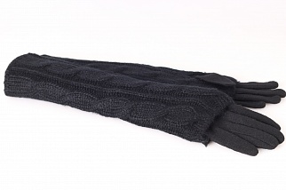 C0112длин. (5пар)текстиль перчатки женские Munasha